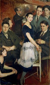 `` Les Six &39;&39; ، صورة جماعية للمجموعة الموسيقية الطليعية برعاية جان كوكتو ، حوالي عام 1921